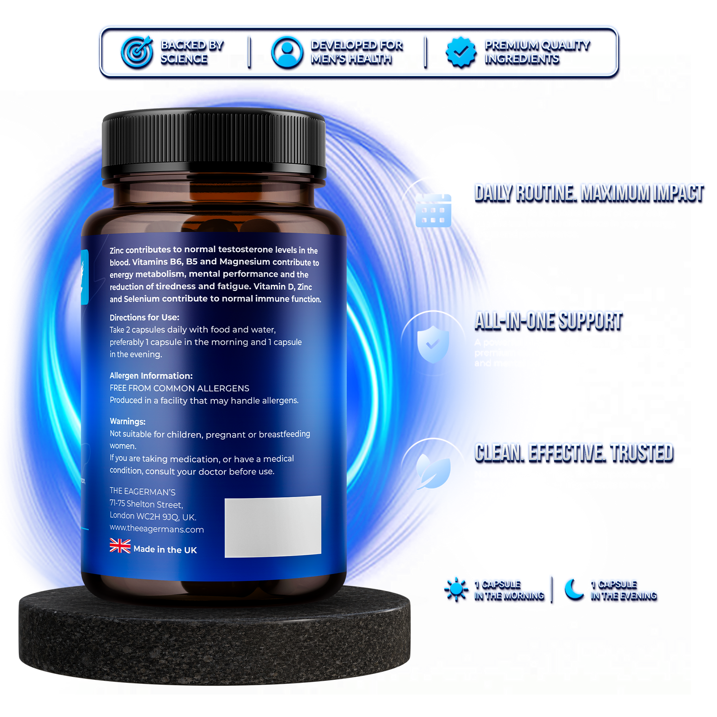 Male Lifestyle Optimisation Supplement